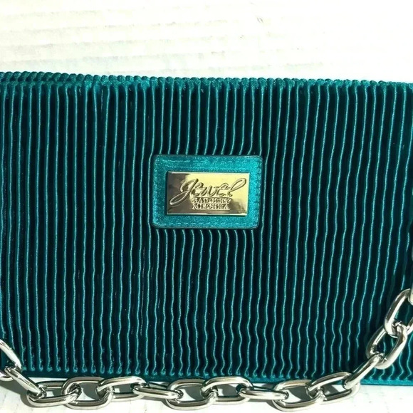 Jewel Badgley Mischka  jewel green polyester shoulder - Picture 5 of 5